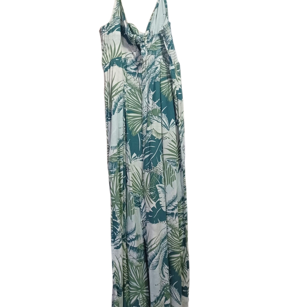 Tropical Beach Maxi Pant Romper